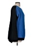St. John Color Block Blue Wool Pullover Sweater Size M - photo 4