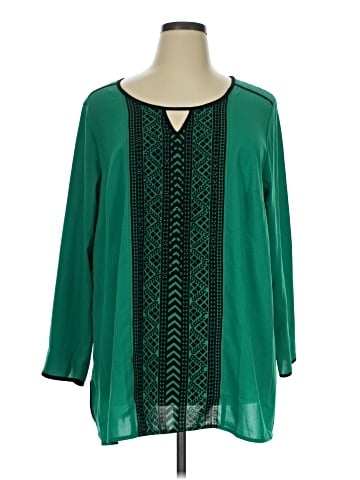 Catherines Long Sleeve Blouse (view 1)