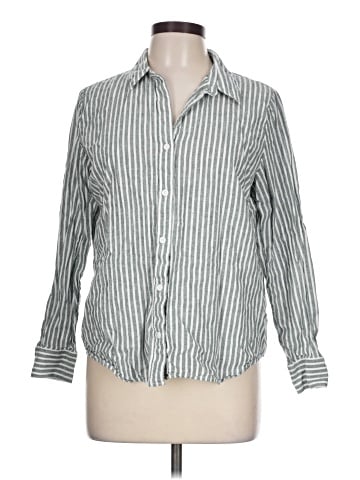 Liz Claiborne Long Sleeve Button-Down Shirt (view 1)