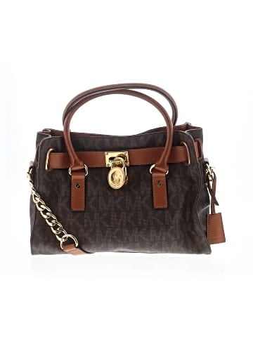 MICHAEL Michael Kors Leather Satchel (view 1)