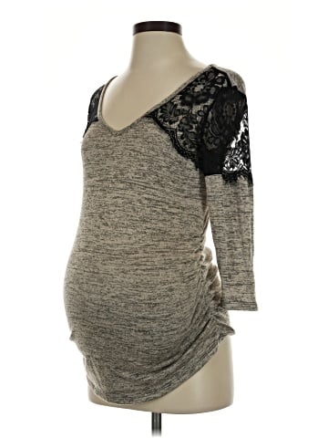 Belly by Design 3/4 Sleeve Top (view 1)