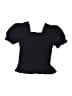 Rip Curl 100% Polyester Black Short Sleeve Blouse Size 14 - photo 2