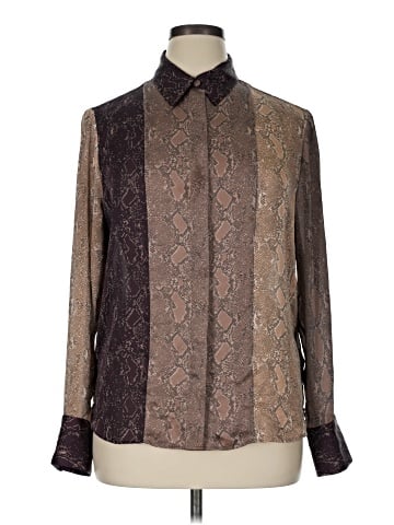 Equipment Long Sleeve Blouse (view 1)