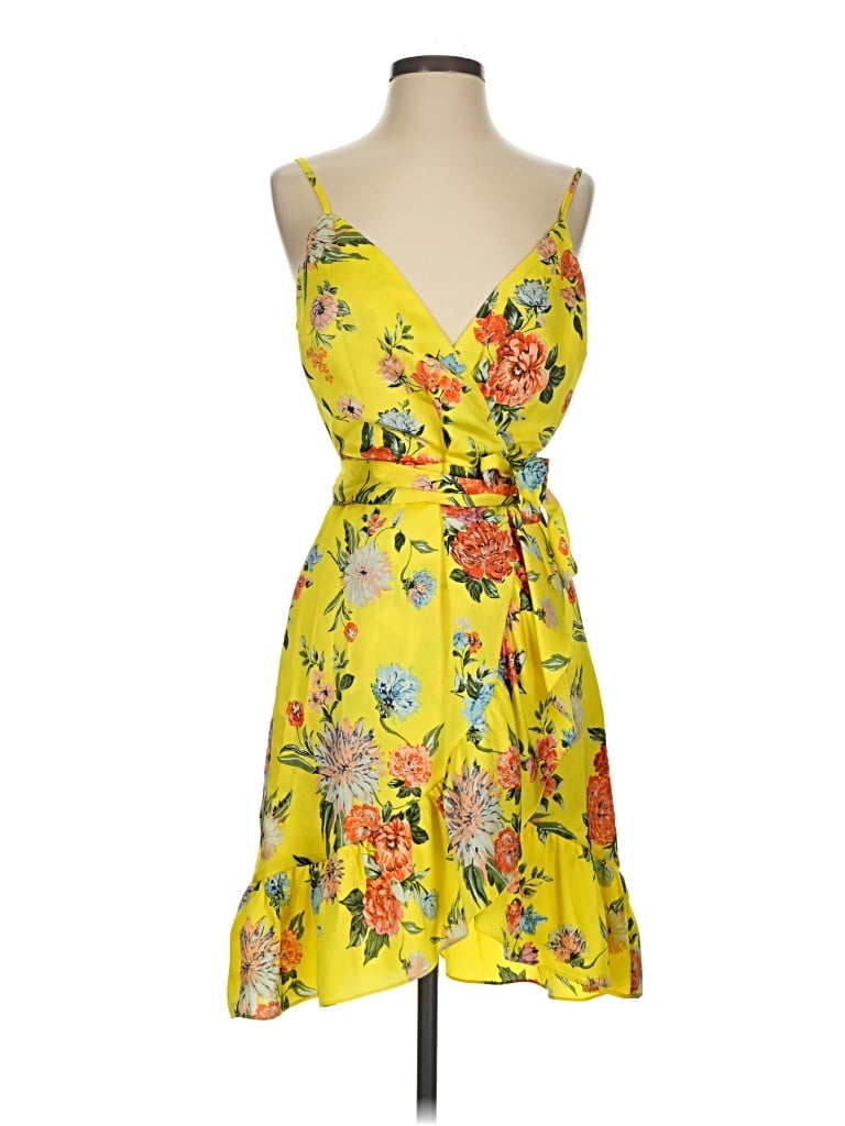 Pre-owned Joa Cocktail Dress In Yellow