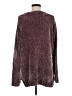 Orvis 100% Polyester Metallic Pink Burgundy Pullover Sweater Size M - photo 2