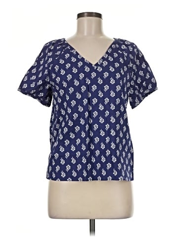 J.Crew Factory Store Short Sleeve Blouse (view 1)