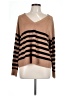MNG Stripes Brown Pullover Sweater Size L - photo 1