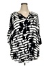 Ruby Rd. Black 3/4 Sleeve Top Size 2X - photo 1