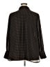 Max Studio 100% Polyester Houndstooth Brown Long Sleeve Blouse Size 2X - photo 2