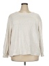 Talbots Metallic Ivory Pullover Sweater Size 3X - photo 1