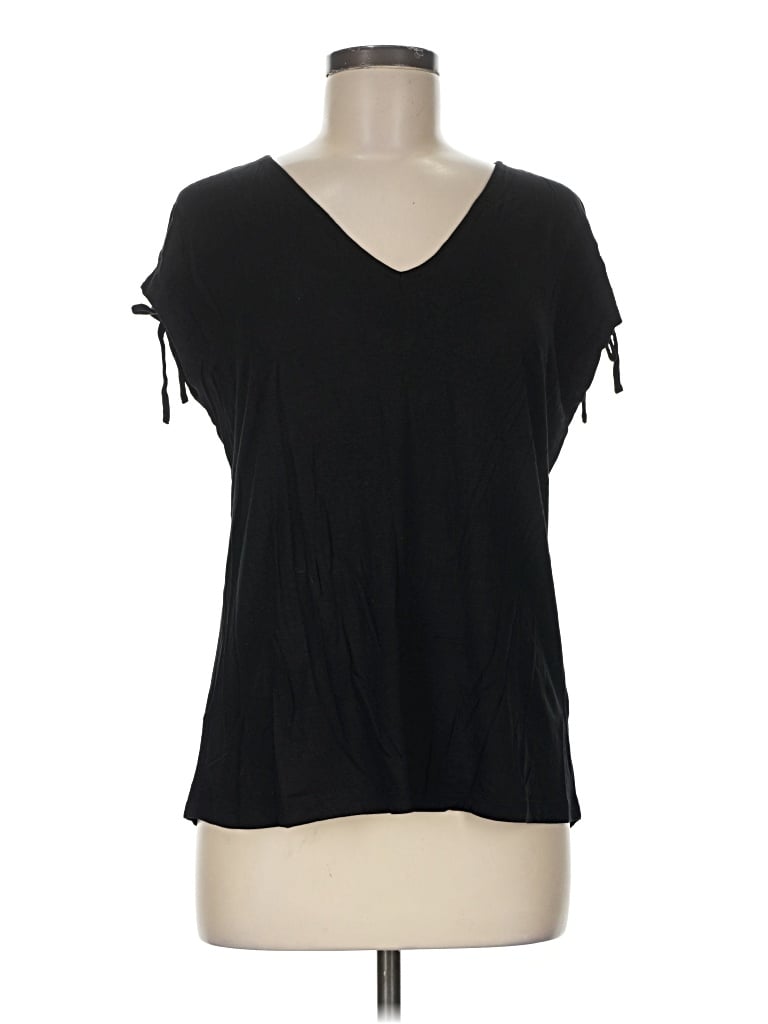 Pre-owned Iman Short Sleeve T-shirt In Black