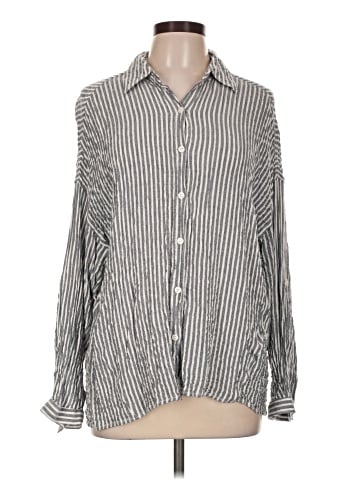 Max Studio Long Sleeve Button-Down Shirt (view 1)