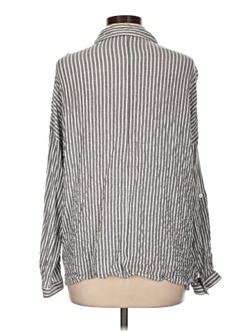 Max Studio Long Sleeve Button-Down Shirt (view 2)