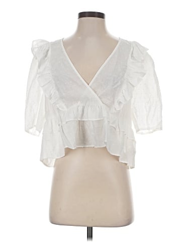 WAYF Short Sleeve Blouse (view 1)