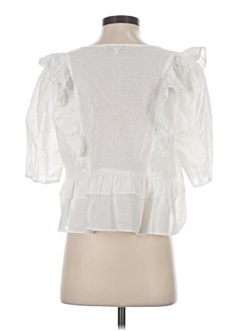 WAYF Short Sleeve Blouse (view 2)