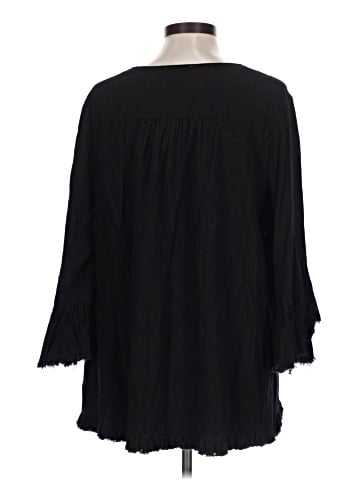 Umgee 3/4 Sleeve Blouse (view 2)