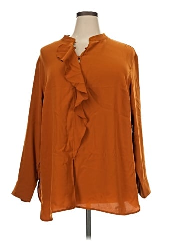 Lauren by Ralph Lauren Long Sleeve Blouse (view 1)
