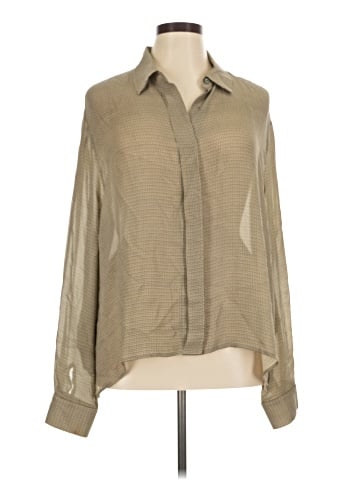 Rena Rowan Long Sleeve Silk Top (view 1)