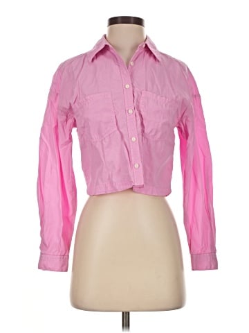 Zara Long Sleeve Button-Down Shirt (view 1)
