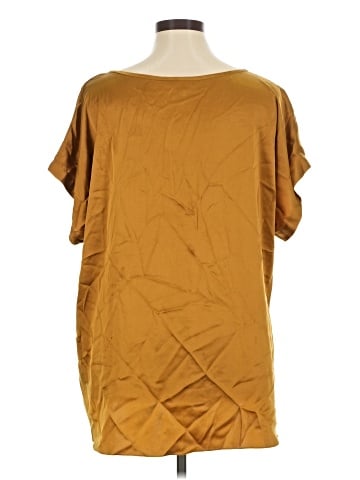 Eileen Fisher Short Sleeve Silk Top (view 2)
