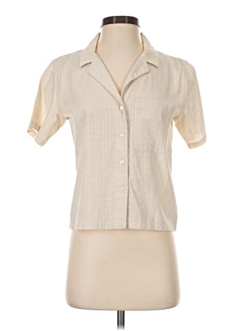 Gap Body Short Sleeve Blouse (view 1)
