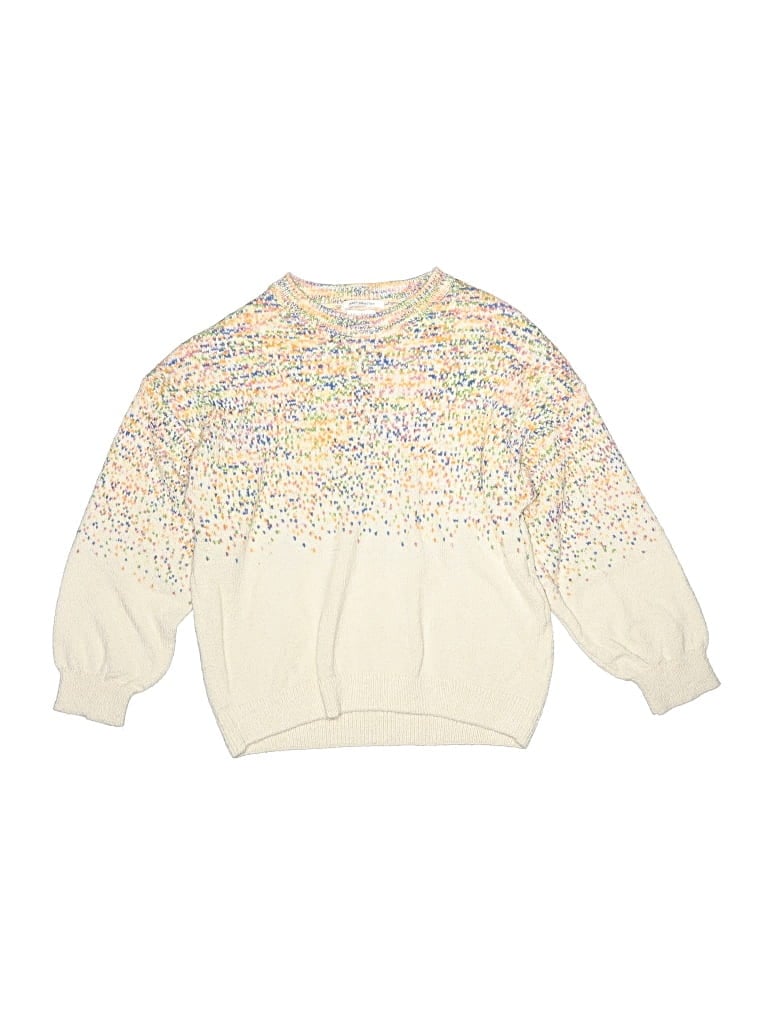 Pre-owned Zara Kids' Pullover Sweater In Ivory