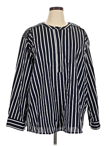 Lane Bryant Long Sleeve Blouse (view 1)