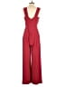 Boden 100% Polyester Solid Red Jumpsuit Size 4 (petite) - photo 2