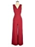Boden 100% Polyester Solid Red Jumpsuit Size 4 (petite) - photo 1
