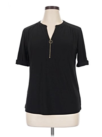 Perseption Concept Short Sleeve Henley (view 1)
