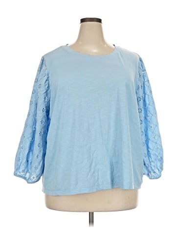 St. John's Bay 3/4 Sleeve Top (view 1)