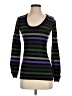 Theory Stripes Black Wool Pullover Sweater Size S - photo 1