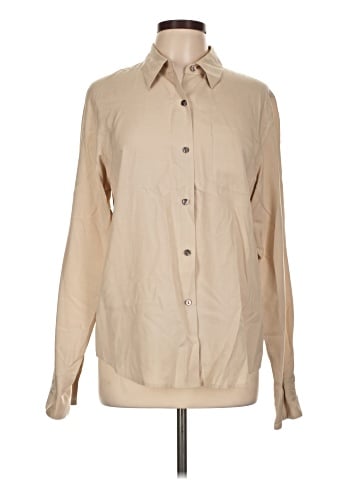 Valerie Stevens Long Sleeve Silk Top (view 1)