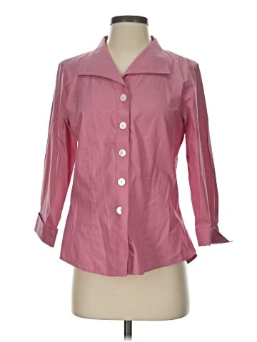 Coldwater Creek 3/4 Sleeve Button-Down Shirt (view 1)