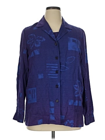 Sag Harbor Long Sleeve Blouse (view 1)