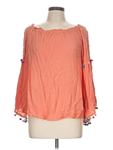 Very J 3/4 Sleeve Blouse (view 1)