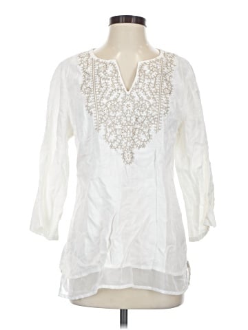 JM Collection 3/4 Sleeve Blouse (view 1)