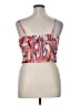Express 100% Polyester Marled White Pink Sleeveless Top Size XL - photo 2