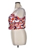 Express 100% Polyester Marled White Pink Sleeveless Top Size XL - photo 5