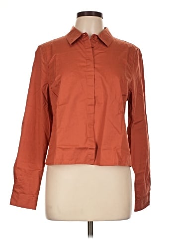 Garnet Hill Long Sleeve Button-Down Shirt (view 1)