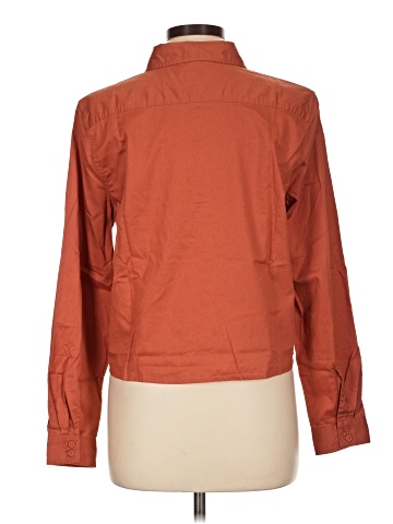 Garnet Hill Long Sleeve Button-Down Shirt (view 2)