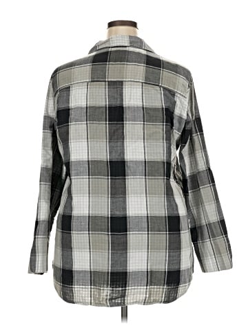 Foxcroft 3/4 Sleeve Button-Down Shirt (view 2)