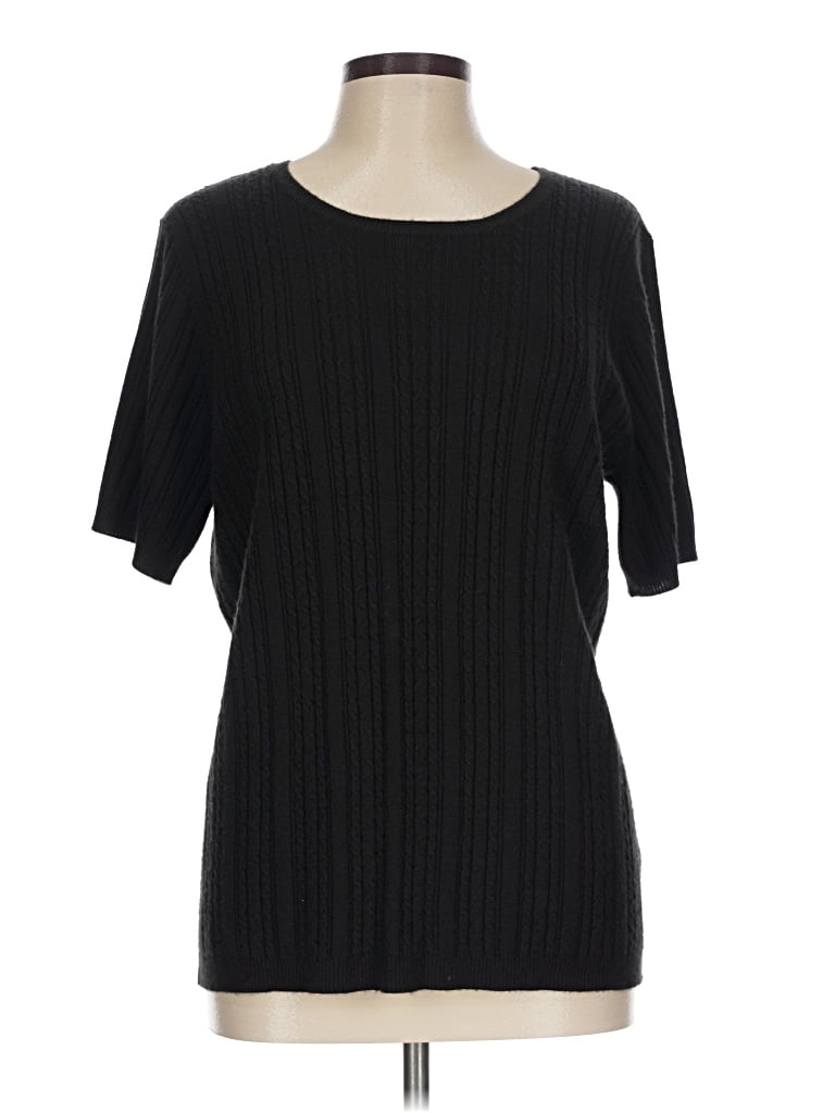 Pre-owned Sag Harbor Short Sleeve T-shirt In Black