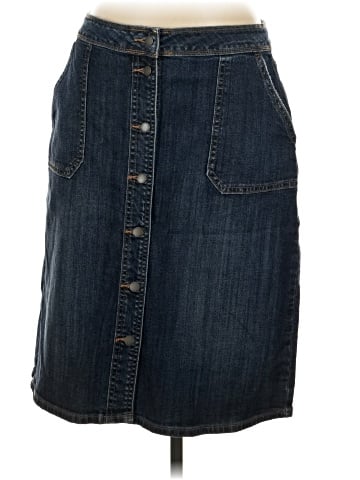 Liz Claiborne Denim Skirt (view 1)