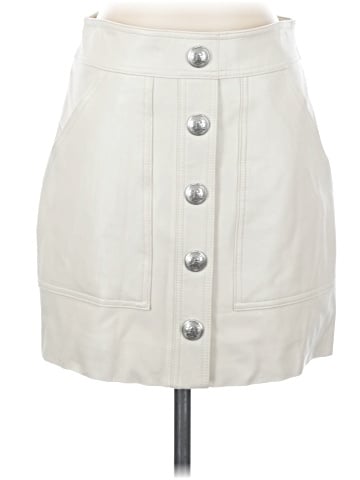 Veronica Beard Faux Leather Skirt (view 1)