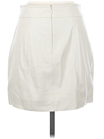 Veronica Beard Faux Leather Skirt (view 2)