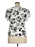 Perseption Concept Silver Short Sleeve Blouse Size XL - photo 2