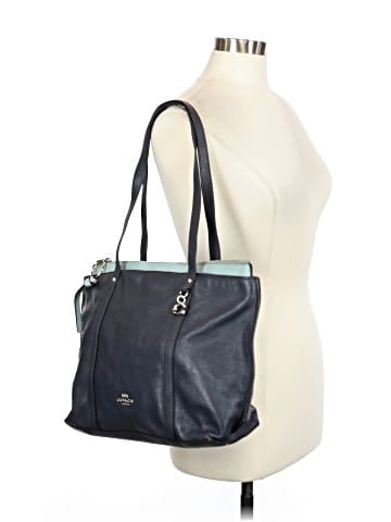 Coach Leather Tote (view 2)