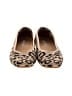 Vivaia Animal Print Gold Flats Size EU 37 1/2 - photo 2