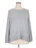 Ella Moss Solid Gray Pullover Sweater Size XL - photo 1